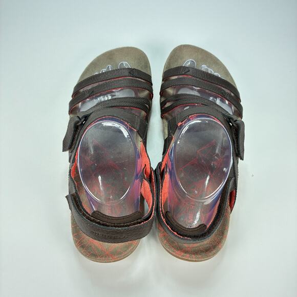 Merrell Sandspur Rose Convert Brown Orange Hiking Outdoor Sandals Womens Size 9 - Picture 6 of 9